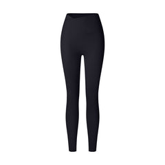 Sporthose mit gekreuztem Bund in Nude-Optik für Herbst und Winter