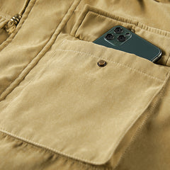 Thermomantel/Baumwolljacke in Übergröße mit Kapuze