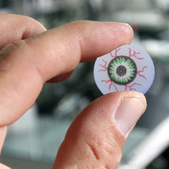 24 Stück Hüpfbälle Halloween Augapfel Spielzeug Hüpfbälle