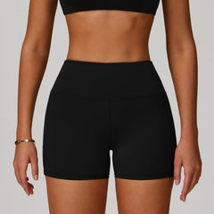 Schnelltrocknende, hüfthebende Bauchweg-Shorts für Outdoor-Sportarten und Fitness 3091