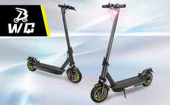 W4MAX 10-Zoll-Elektroroller mit App-Funktion, Handyhalterung und Diebstahlschutz, faltbarer E-Scooter, maximale Traglast 130 kg