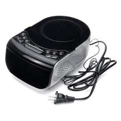 LCD Digital Alarm Dual Speakers Radio CD Music Player