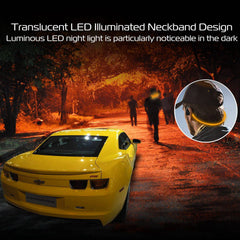 Kabelloses Sport-Headset (V4.1) mit Nackenbügel, HD-Stereo-Kopfhörer, schweißresistent, mit LED-Licht und Mikrofon, bis zu 8 Stunden Akkulaufzeit beim Laufen