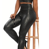 Neue, eng anliegende Yogahose mit Leopardenmuster und grenzüberschreitendem Design