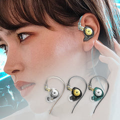 Neue KZ EDX Pro Ohrhörer, Bass-Ohrhörer, In-Ear-Monitor-Kopfhörer, Sport-Headset mit Geräuschunterdrückung und HiFi-Funktion