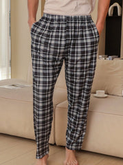 Hose aus Eisseidenstoff mit einem einzelnen Streifen 