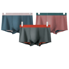 Nahtlose Boxershorts aus doppelseitigem Modal mit Eisseide