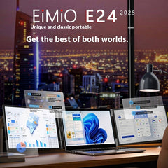 14-Zoll-Tragbares Dual-Screen-Display (links und rechts), einzeiliges Dual-Screen-Display, drei Bildschirme