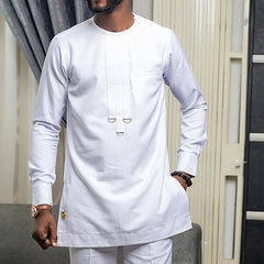 Not Hooded New African Men's Ethnic Suit