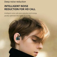 Neues Bluetooth 5.1 Headset, kabellose Ohrhörer, Stereo-Kopfhörer mit Ohrbügel