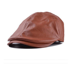 Vintage British Wind Leather Cap For Men And Women