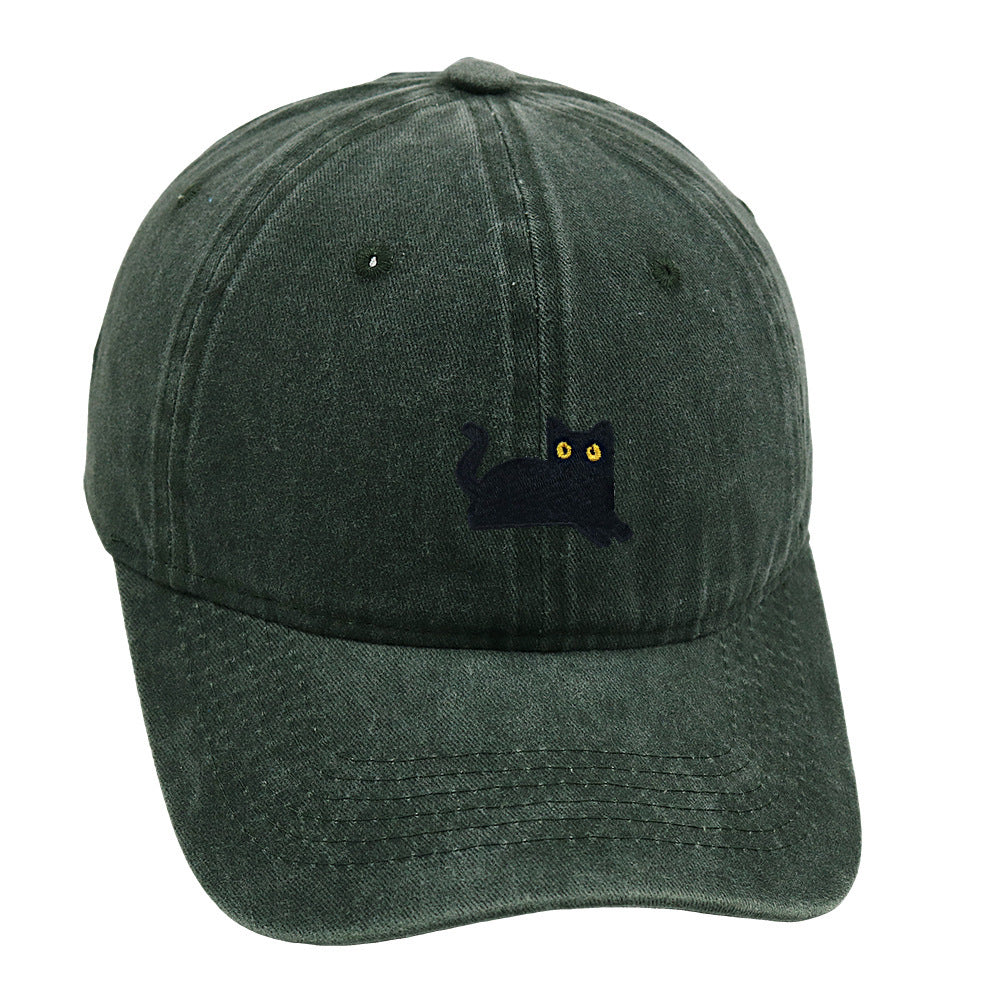 Retro Distressed Men And Women Peaked Cap