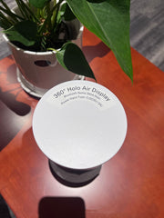 360-Grad-3D-Hologramm-Ventilator-Bluetooth-Lautsprecher-Werbemaschine mit Luftbild-Stereo-Zylinderbildschirm